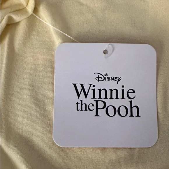 NWT Disney Winnie the Pooh Graphic Tee –  Yellow with Characters Junior Medium - Picture 7 of 9